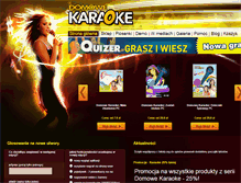 Tablet Screenshot of domowekaraoke.pl